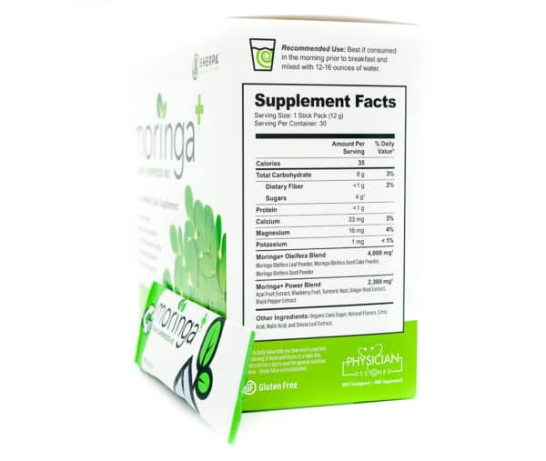 Moringa+ Supplement Facts